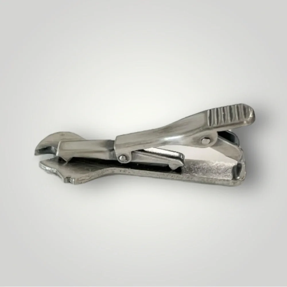 Wrench Tool Unique Christmas Gift For Him Tie Clip Bar Gift Made In Japan New - Picture 8 of 9